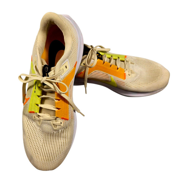 Nike Pegasus 40 Running Shoes Men’s Size 11 Marathon 5K Coconut Milk Volt Lime - Picture 1 of 11